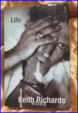 Beckett Certified Rolling Stones Keith Richards Signed Autographed Book Life