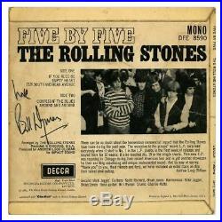 Bill Wyman 1964 Autographed Rolling Stones Five By Five EP (UK)