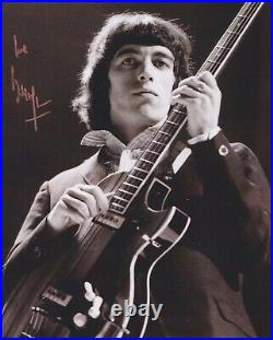 Bill Wyman HAND SIGNED 8x10 Photo, Autograph The Rolling Stones, Rhythm Kings B