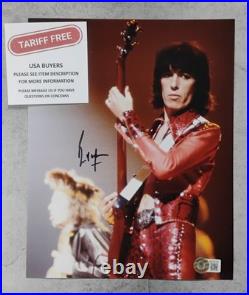 Bill Wyman Hand Signed Autograph 8x10 Photo BAS COA The Rolling Stones
