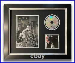 Bill Wyman Hand Signed Framed CD Display The Rolling Stones Sticky Finger