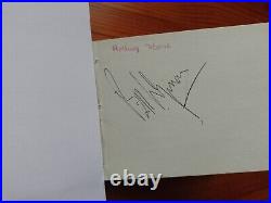 Bill Wyman Rolling Stone autograph