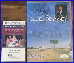 Bill Wyman Rolling Stones Autographed Blues Odyssey DVD Jsa Coa