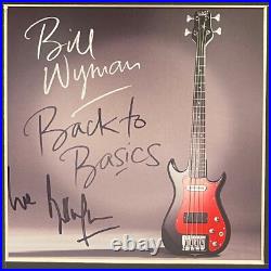Bill Wyman, Rolling Stones Guitarist, Framed (12' X 8'inch) Hand Signed CD & COA