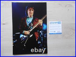 Bill Wyman Rolling Stones Original Autograph Signed 20x30cm Picture ACOA