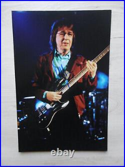 Bill Wyman Rolling Stones Original Autograph Signed 20x30cm Picture ACOA