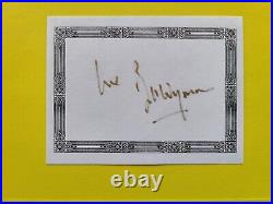 Bill Wyman Rolling Stones Signed, Autographed 3x4 bookplate No inscription