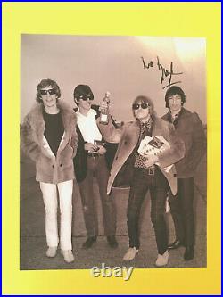 Bill Wyman Rolling Stones Signed, Autographed VINTAGE 8x10 Photo with band