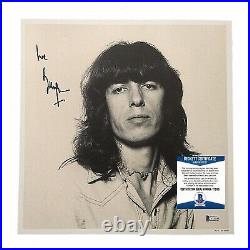 Bill Wyman Signed 12x12 Rolling Stones Art Print Photo Beckett BAS Autograph HOF