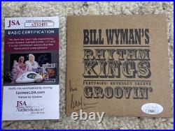 Bill Wyman Signed Autograph Auto Rythm Kings Cd Cover Rolling Stones JSA COA