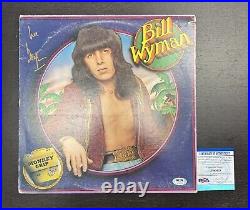 Bill Wyman Signed Autograph Monkey Grip Vinyl Album PSA/DNA The Rolling Stones