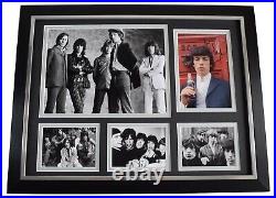 Bill Wyman Signed Autograph framed 16x12 photo display Rolling Stones Music COA