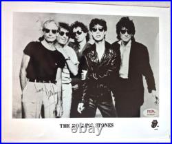 Bill Wyman Signed Autographed 8x10 Photo Rolling Stones Mick Jagger Psa Coa Bill Wyman Signed Autographed 8x10 Photo Rolling Stones Mick Jagger Psa Coa