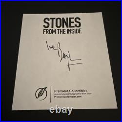 Bill Wyman Signed Autographed Book The Rolling Stones From The Inside /COA