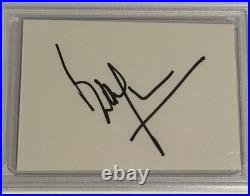 Bill Wyman Signed Cut PSA Authentic Autograph The Rolling Stones Original Member