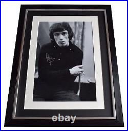 Bill Wyman Signed Framed Photo Autograph 16x12 display Rolling Stones COA