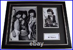 Bill Wyman Signed Framed Photo Autograph 16x12 display Rolling Stones Music COA