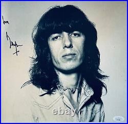 Bill Wyman Signed JSA Cert. RARE PHOTO. 10x10 Vintage. The Rolling Stones Bassist