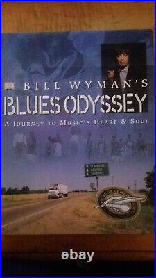 Bill Wyman Signed book Blues Odyssey Rolling Stones Autographed First Edition