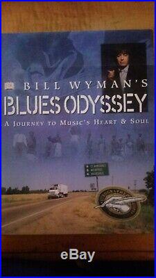 Bill Wyman Signed book Blues Odyssey Rolling Stones Autographed First Edition