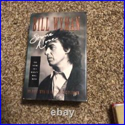 Bill Wyman Stone Alone (Rolling Stones) Signed 1st/1st (1990 First Ed DJ)