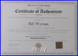 Bill Wyman The Rolling Stones Signed Autograph Photograph COA