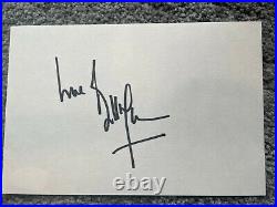 Bill Wyman signed 4x6 JSA COA index card Rolling Stones mick jagger psa bas