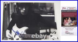 Bill Wyman signed 8x10 Photo ROLLING STONES Autographed Bass Guitarist JSA COA