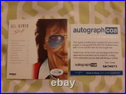 Bill Wyman signed autographed Stuff CD booklet cover ACOA COA Rolling Stones