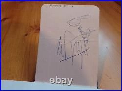 Brian Jones & Mick Jagger original autographs got on 17/10/65 Granada Tooting