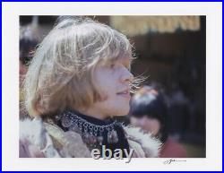 Brian Jones of The Rolling stones 1967 Monterey Pop Fewstival 11x14 Photo Signed