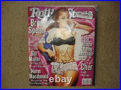 Britney Spears Signed Rolling Stone Magazine April 1999 Autographed + Vip Pass