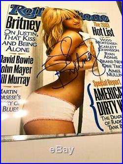 Britney Spears rolling stone SIGNED 8 x 10 photo AUTOGRAPH PICTURE AUTO SEXY HOT
