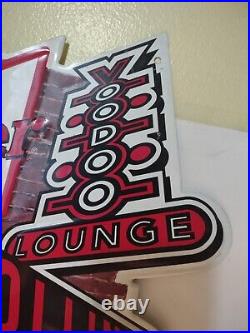 Budweiser Rolling Stones Voodoo Lounge Tin Sign 1994 Vintage Rock&Roll