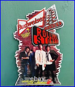 Budweiser Vintage 1994 Rolling Stones Voodoo Lounge Tin 20x30