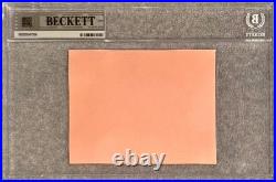 CHARLIE WATTS Autograph Signed ALBUM PAGE ROLLING STONES 1986 BECKETT CERTIFIED