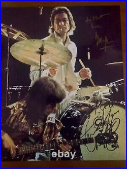 CHARLIE WATTS, BILL WYMAN autograph picture signed 8x10 auto Rolling Stones
