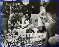 CHARLIE WATTS HAND SIGNED 8x10 PHOTO THE ROLLING STONES DRUMMER AUTOGRAPH