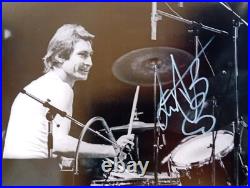 CHARLIE WATTS ROLLING STONES Genuine signed 10X8 PHOTO World's BEST ROCK BAND
