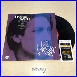 CHARLIE WATTS ROLLING STONES signed autographed FULHAM TOWN HALL VINYL JSA COA CHARLIE WATTS ROLLING STONES signed autographed FULHAM TOWN HALL VINYL JSA COA