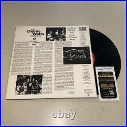 CHARLIE WATTS ROLLING STONES signed autographed FULHAM TOWN HALL VINYL JSA COA