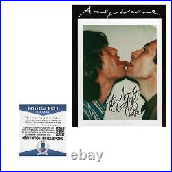 CHARLIE WATTS Rolling Stones Autograph Signed Photo BAS Beckett COA Andy Warhol