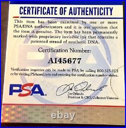 CHARLIE WATTS Rolling Stones drummer PSA DNA Autograph Auto signed PHOTO & COA