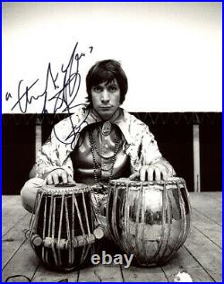 CHARLIE WATTS SIGNED AUTOGRAPHED 8x10 PHOTO ROLLING STONES DRUMMER BECKETT BAS