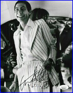 CHARLIE WATTS SIGNED AUTOGRAPHED ROLLING STONES 8x10 PHOTO DRUMMER PSA/DNA B