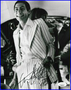 CHARLIE WATTS SIGNED AUTOGRAPHED ROLLING STONES 8x10 PHOTO DRUMMER PSA/DNA B CHARLIE WATTS SIGNED AUTOGRAPHED ROLLING STONES 8x10 PHOTO DRUMMER PSA/DNA B