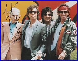 CHARLIE WATTS Signed 10x8 Photo THE ROLLING STONES COA