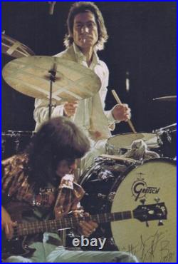 CHARLIE WATTS Signed 12x8 Photo THE ROLLING STONES COA