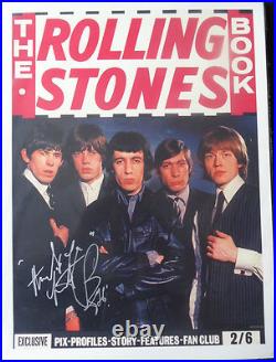 CHARLIE WATTS Signed 16x12 Poster THE ROLLING STONES COA