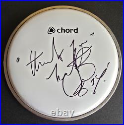CHARLIE WATTS Signed 6 Drumskin THE ROLLING STONES COA